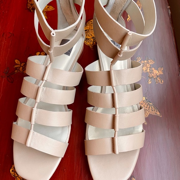 Calvin Klein Gladiator Sandals in Pale Flesh Color - Picture 2 of 9